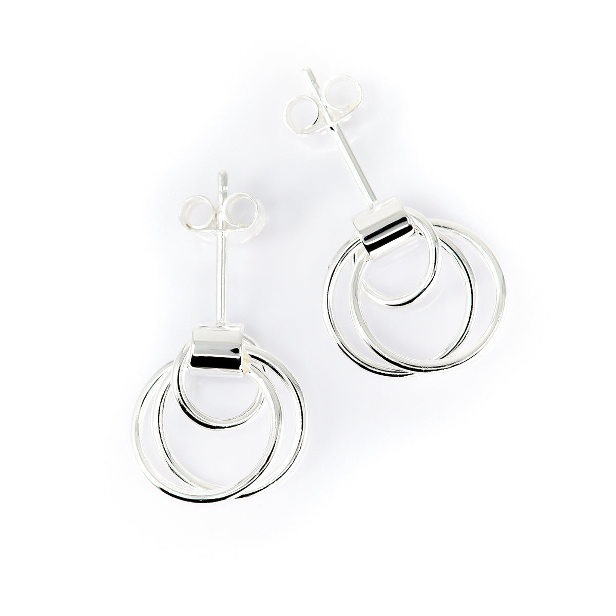 Lumi Sterling Silver Multi Circle Drops