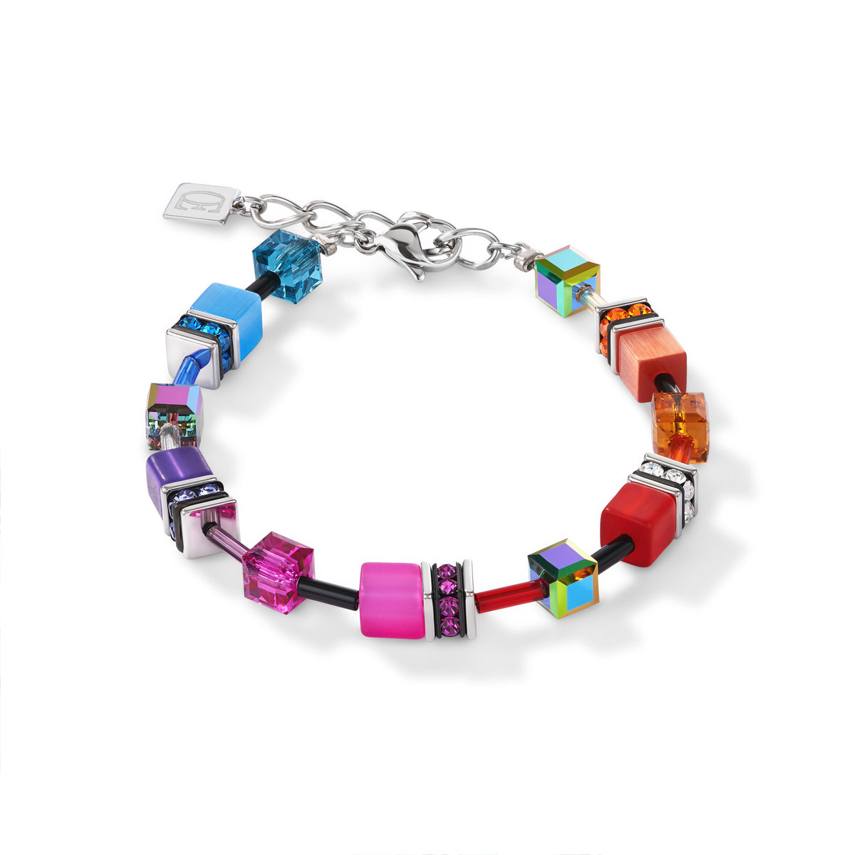 Coeur de Lion GeoCUBE® Multicolour Rainbow Bracelet