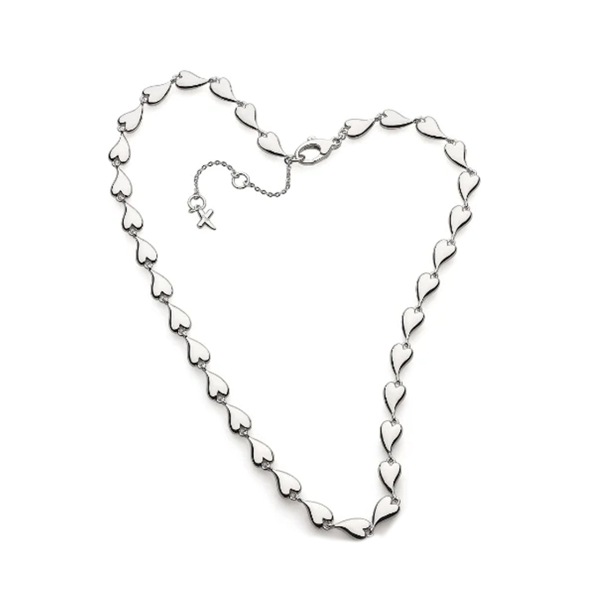 Kit Heath Desire Kiss Linking Hearts Collar Necklace