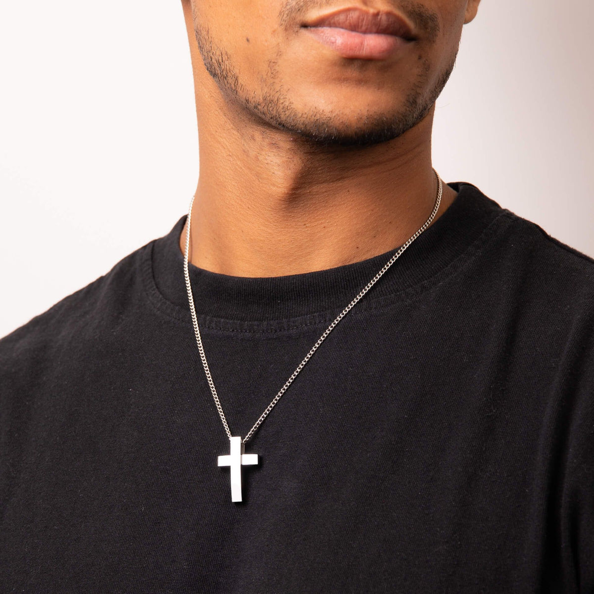 Fred Bennett Two Tone Cross Pendant