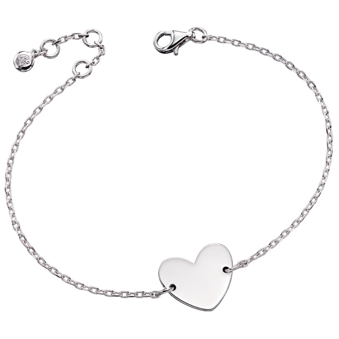 Nancy Silver Heart Bracelet