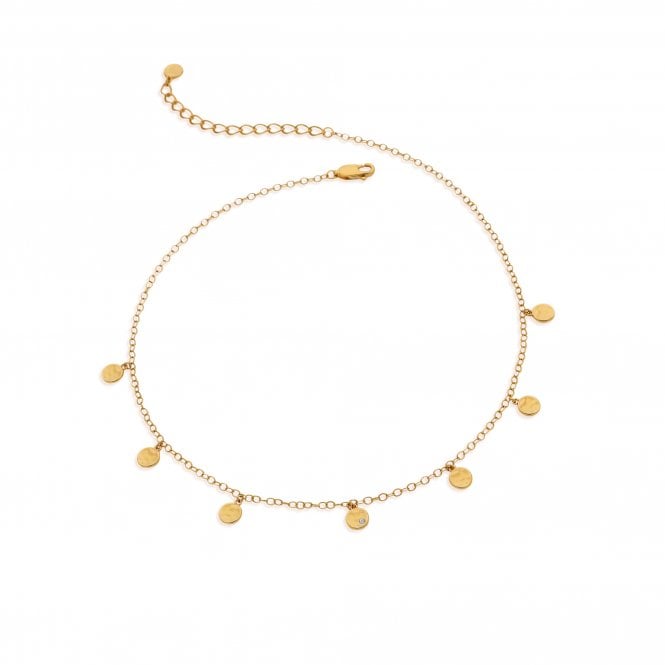 Hot Diamonds Gold Plated Lunar Choker