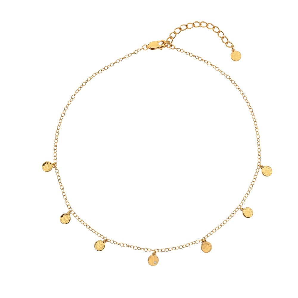 Hot Diamonds Gold Plated Lunar Choker