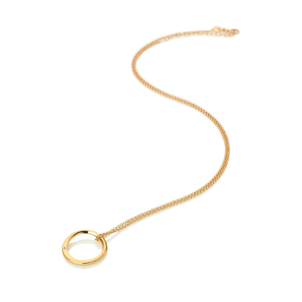 Hot Diamonds Gold Plated Soul Pendant