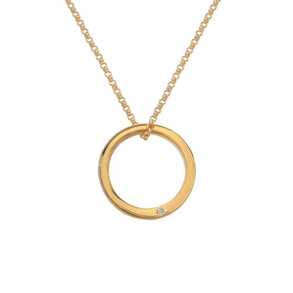 Hot Diamonds Gold Plated Soul Pendant