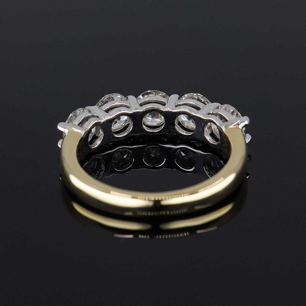 Pre-Owned 18ct Gold &  Diamond Half Eternity Ring