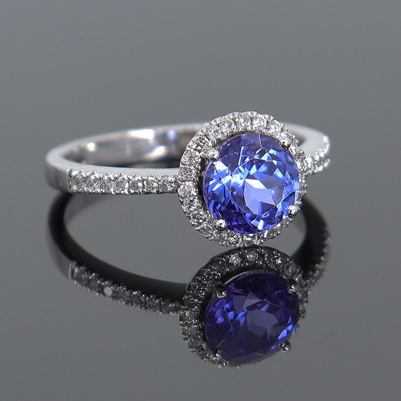 Pre-Owned Tanzanite & Diamond Ring