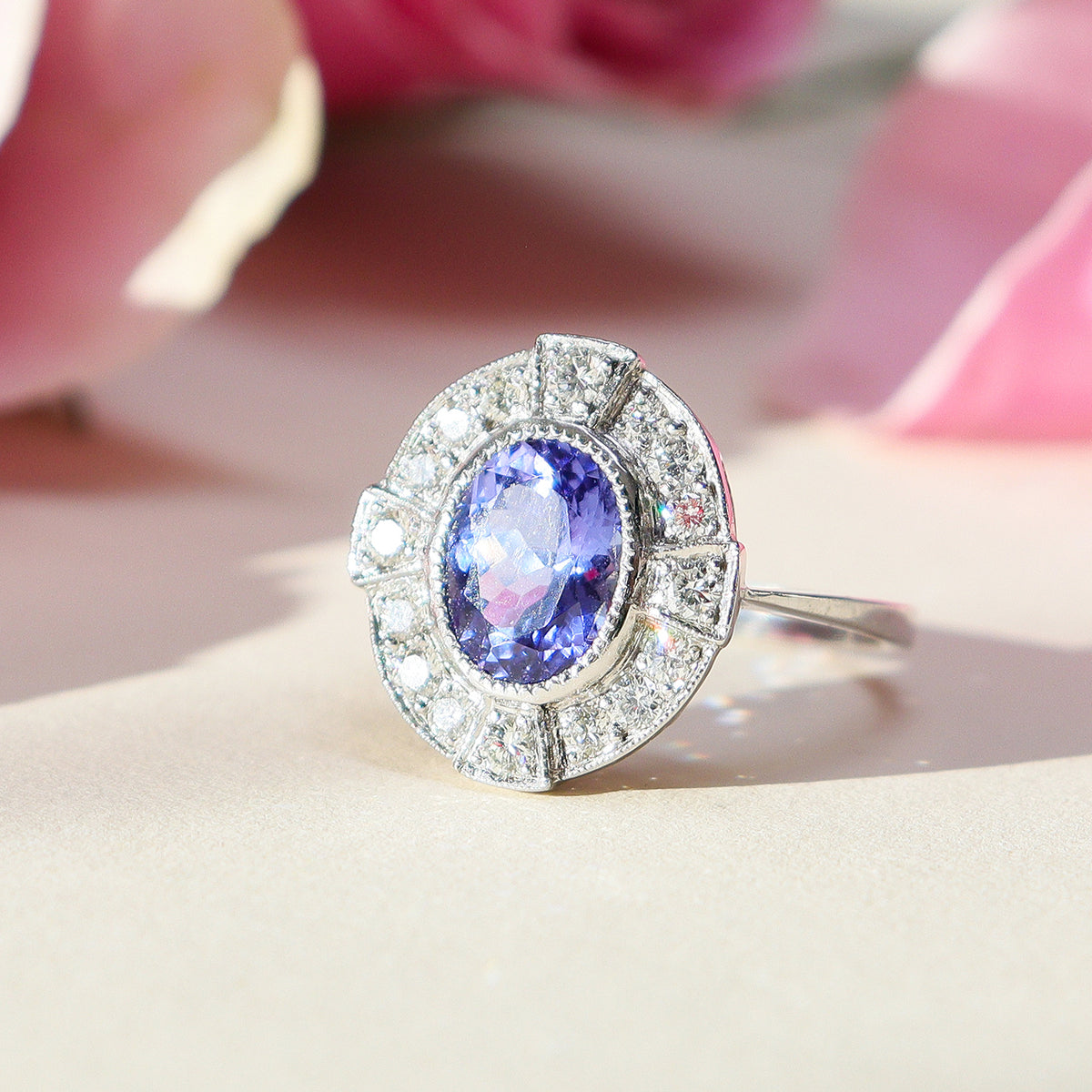 Pre-Owned Tanzanite & Diamond Ring