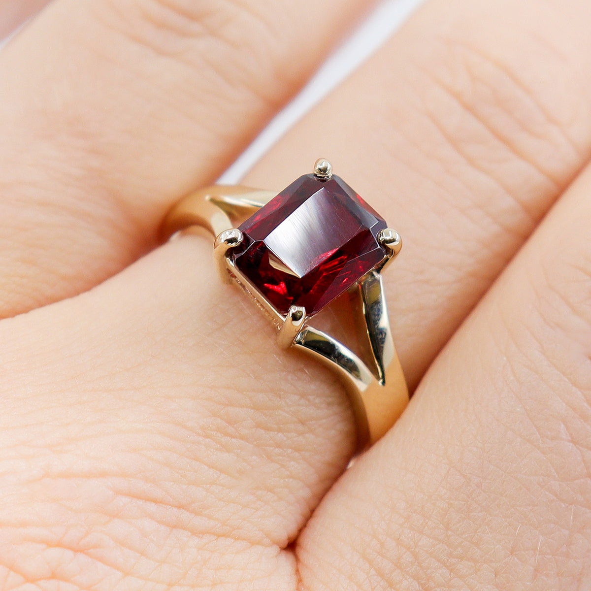 Bespoke Garnet Ring